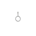 Sparkly Open Circle Pendant in 925 Sterling Silver