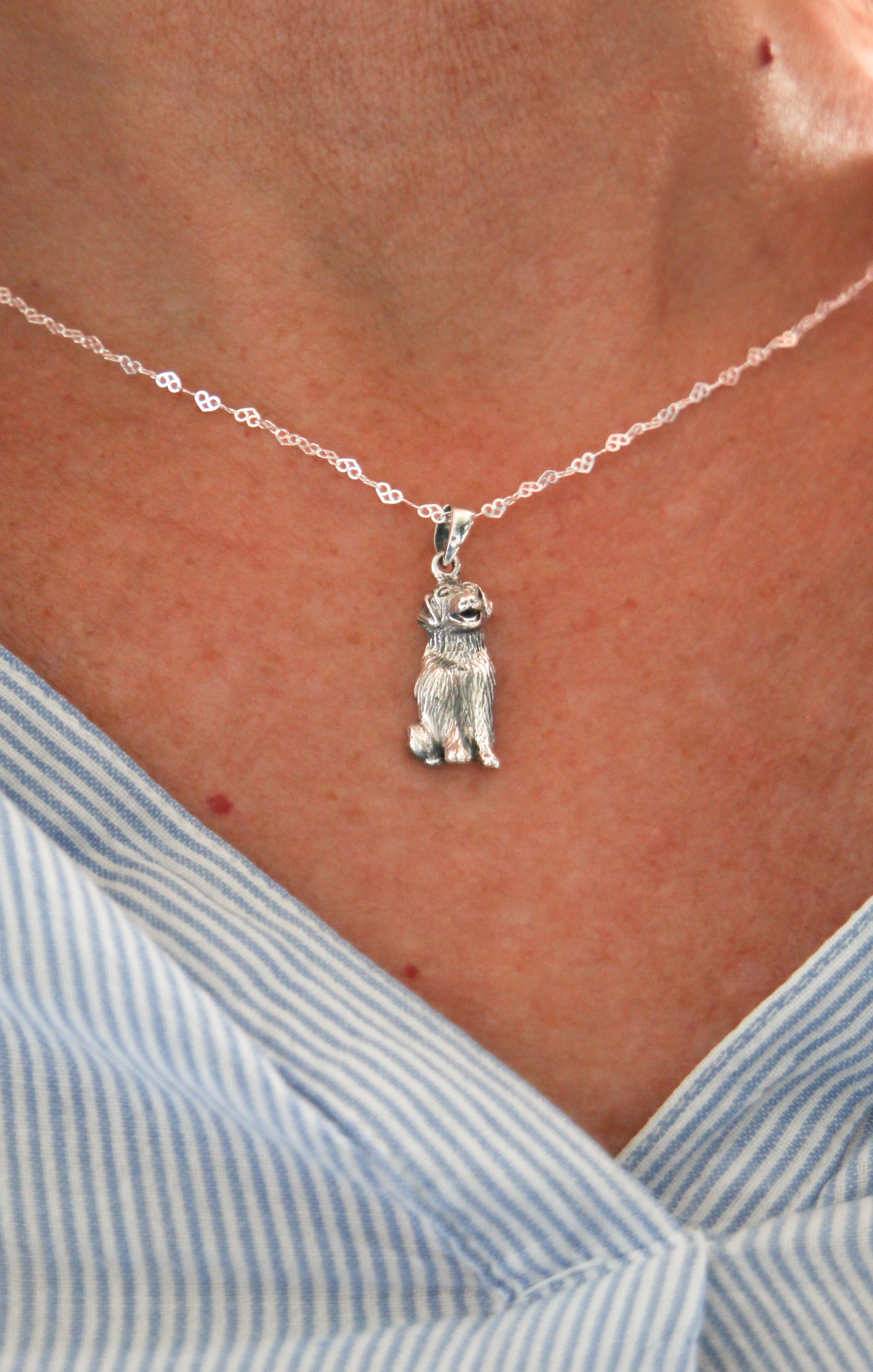 Golden Retriever  Pendant in 925 Silver