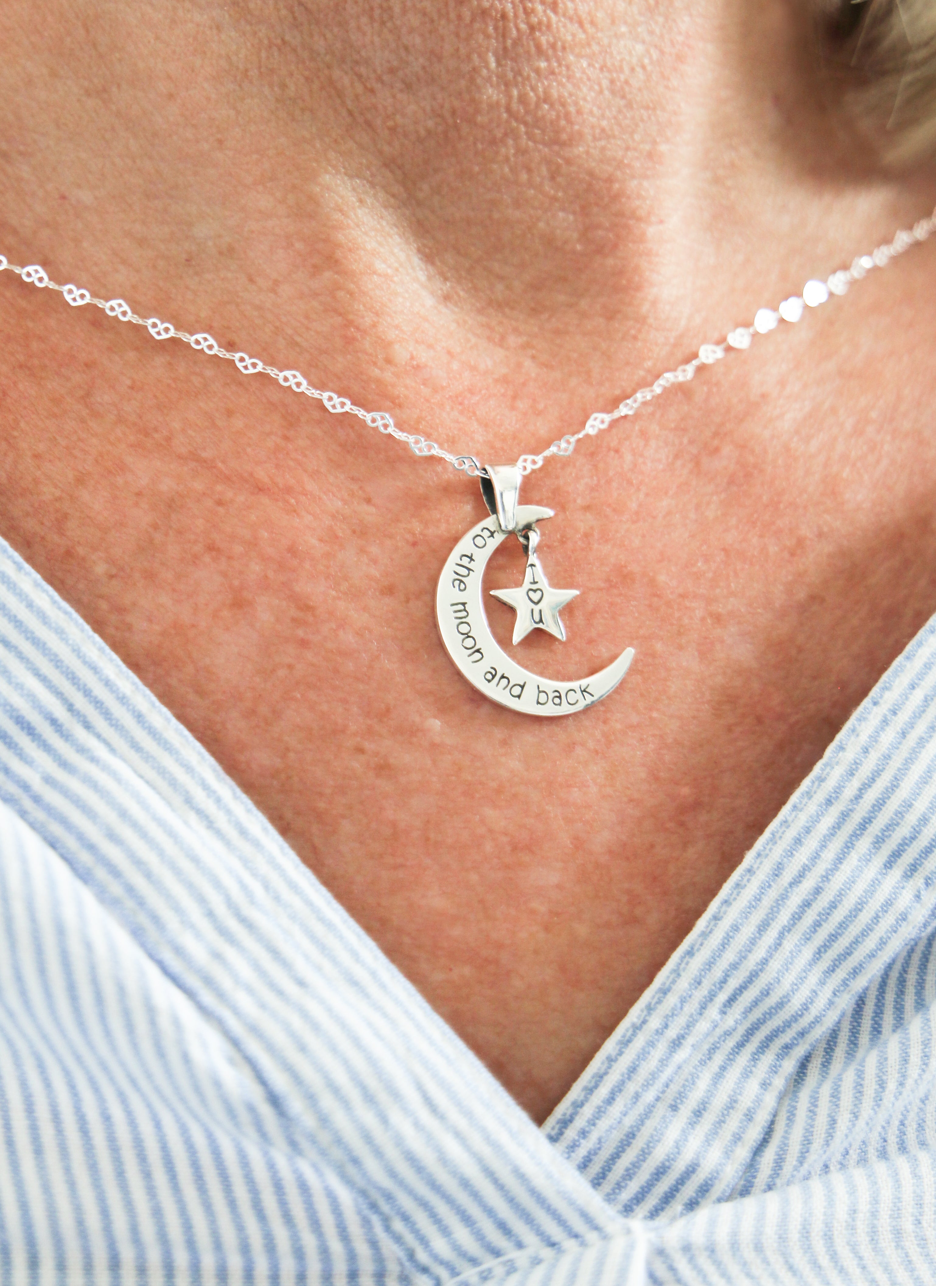 To The Moon And Back' pendant Pendant in 925 Silver
