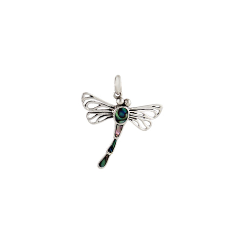 Abalone Dragonfly pendant Pendant in 925 Silver