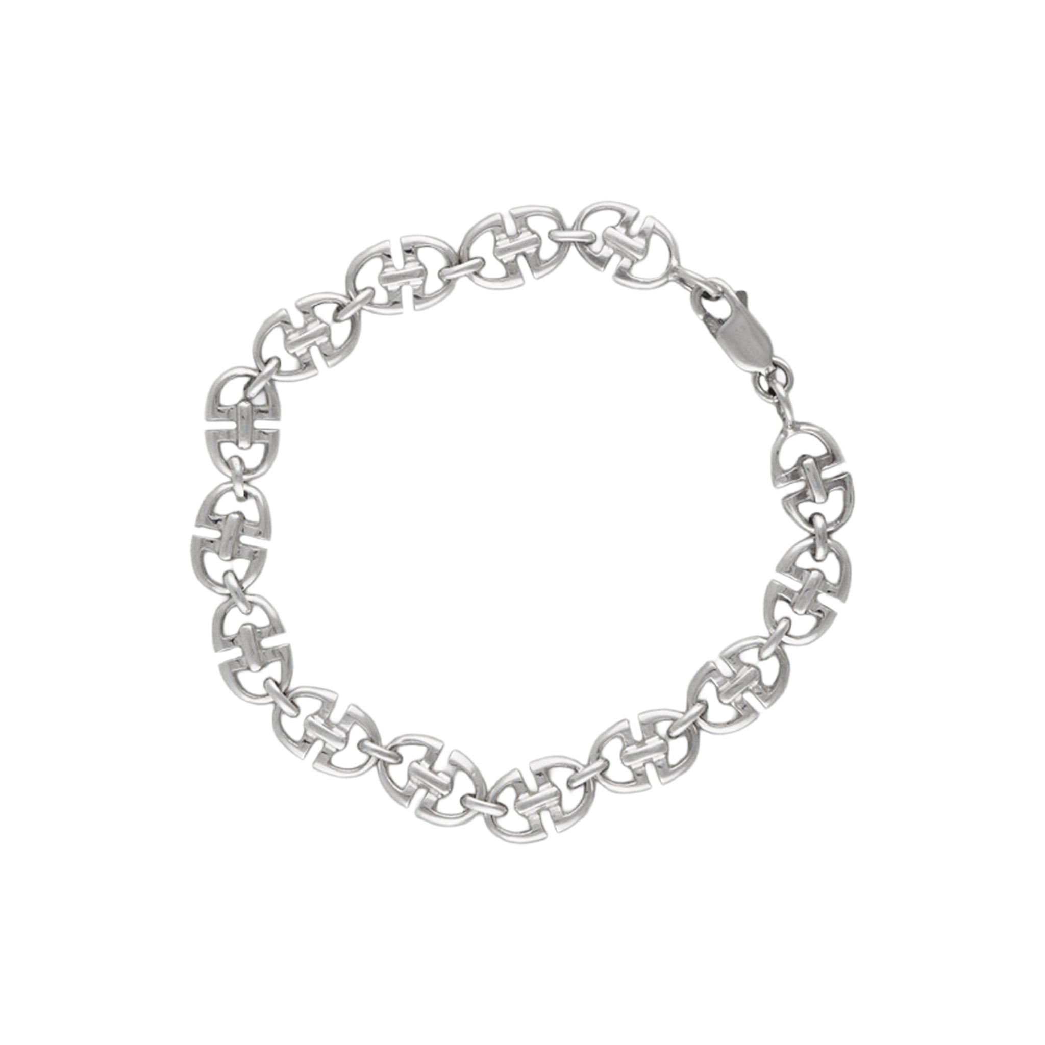 Anchor Link Bracelet in 925 Silver