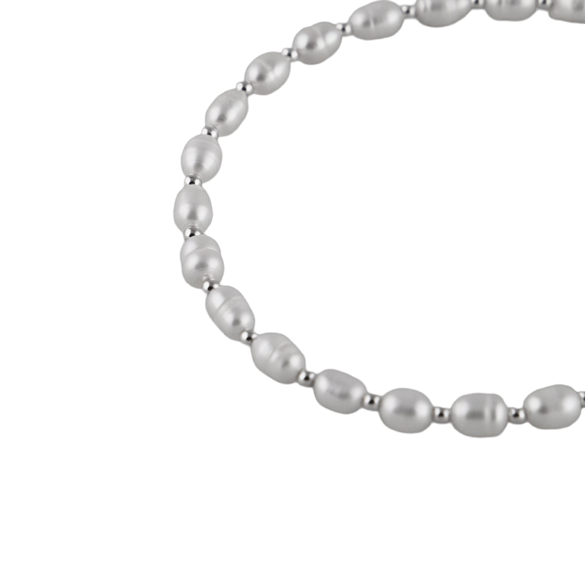 Freshwater Pearl Bracelet in 925 Silver