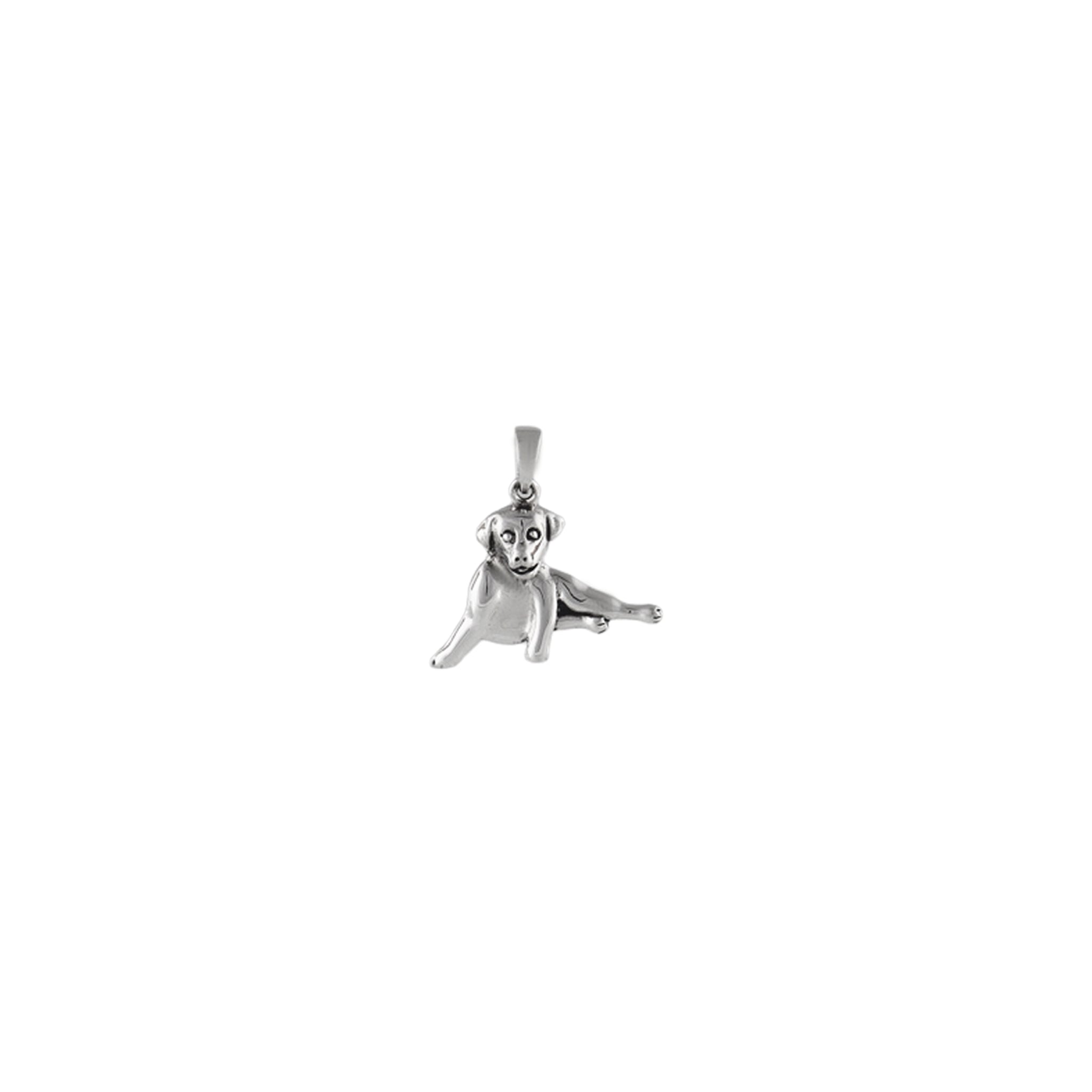 Labrador Dog Pendant in 925 Silver