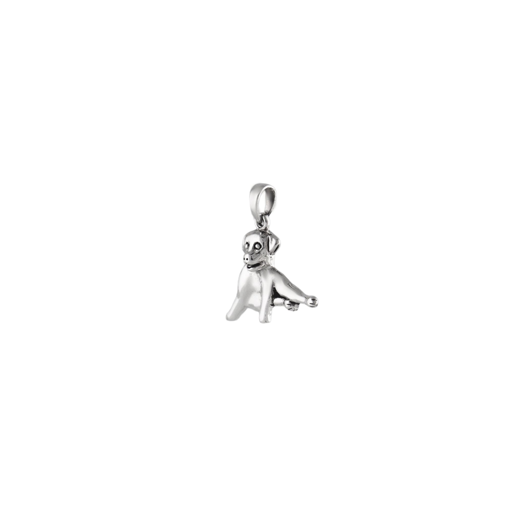 Labrador Dog Pendant in 925 Silver