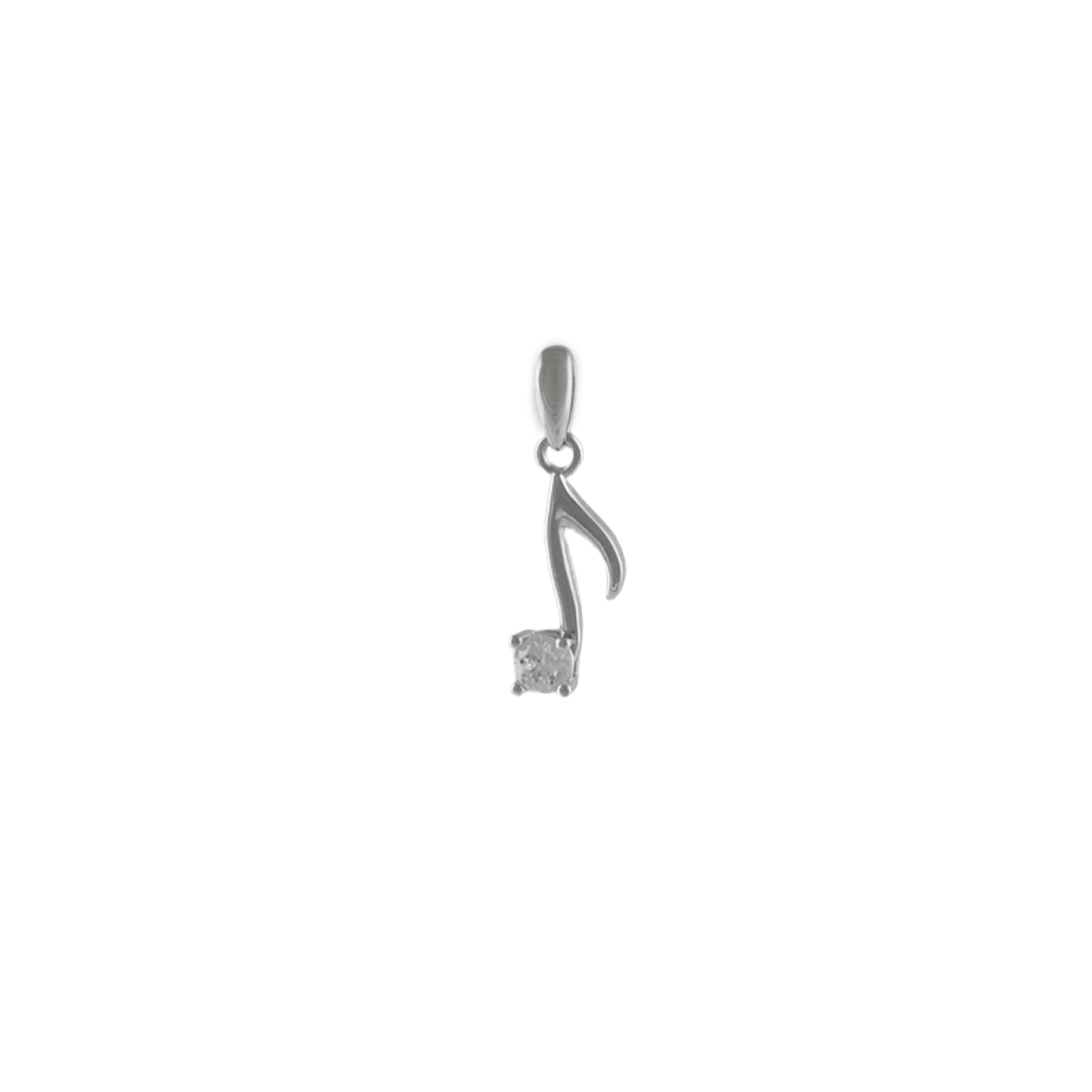 Musical Note pendant Pendant in 925 Silver