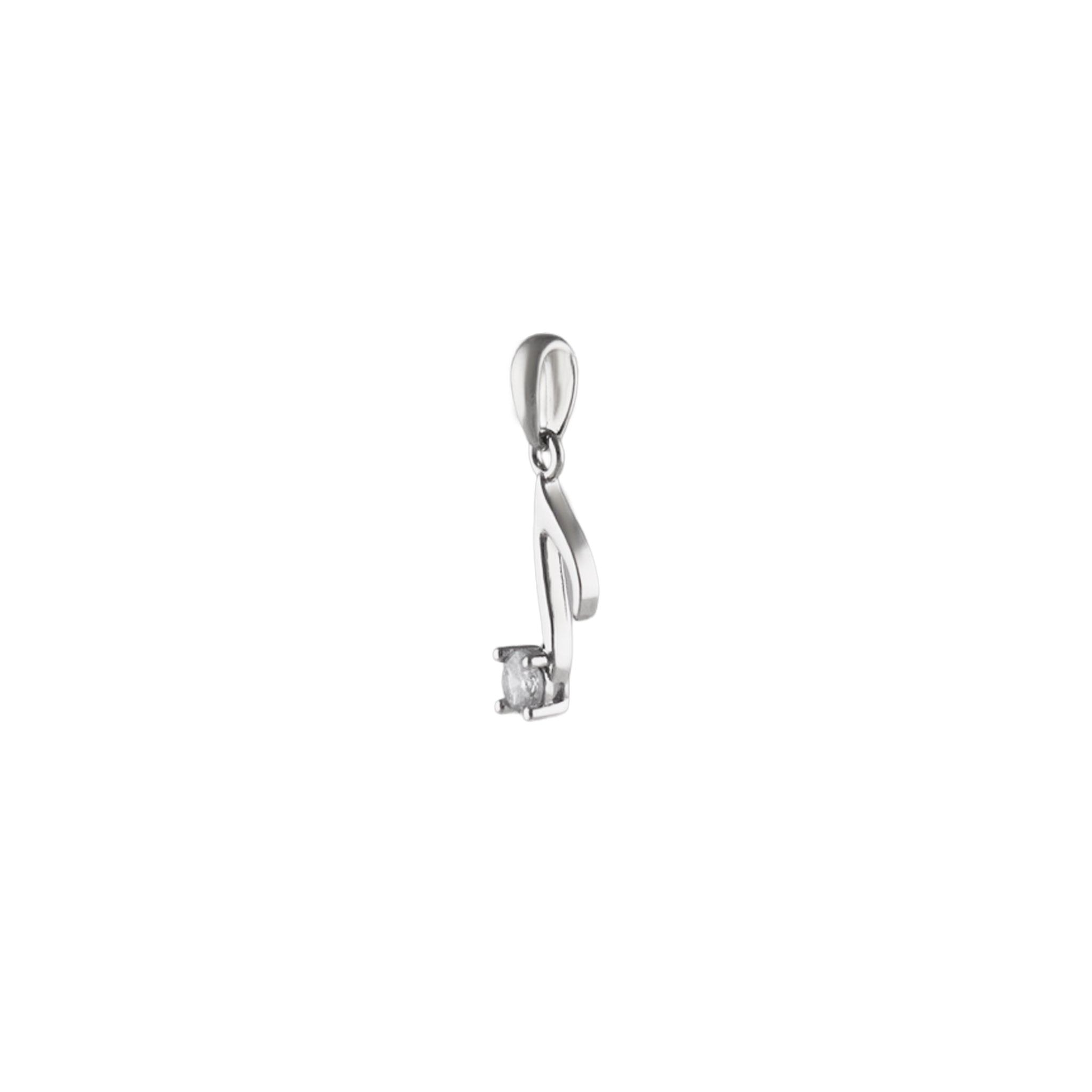 Musical Note pendant Pendant in 925 Silver