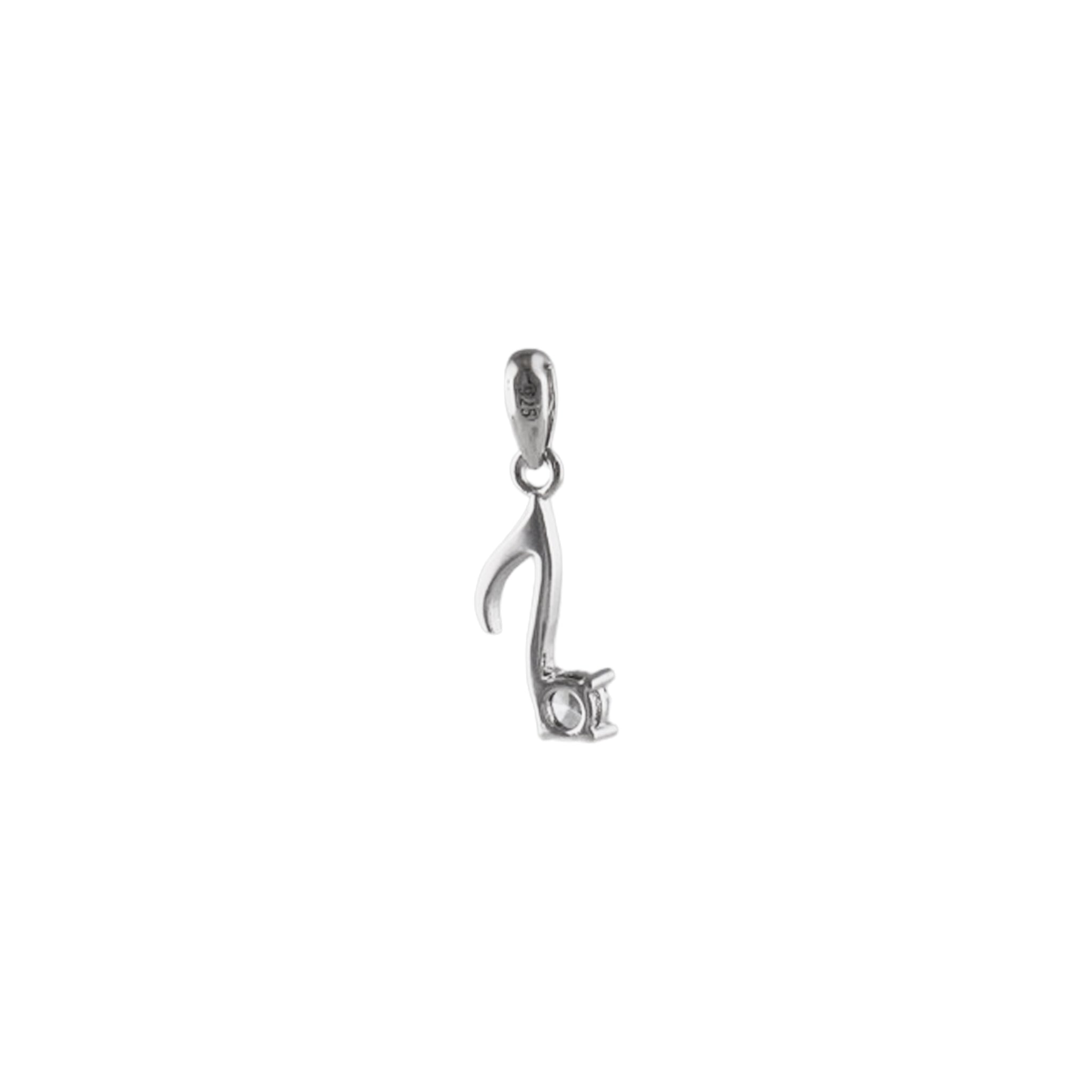 Musical Note pendant Pendant in 925 Silver