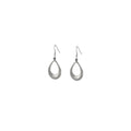 Open Teardrop Earrings in 925 Silver