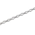 Teardrop Link Bracelet in 925 Silver