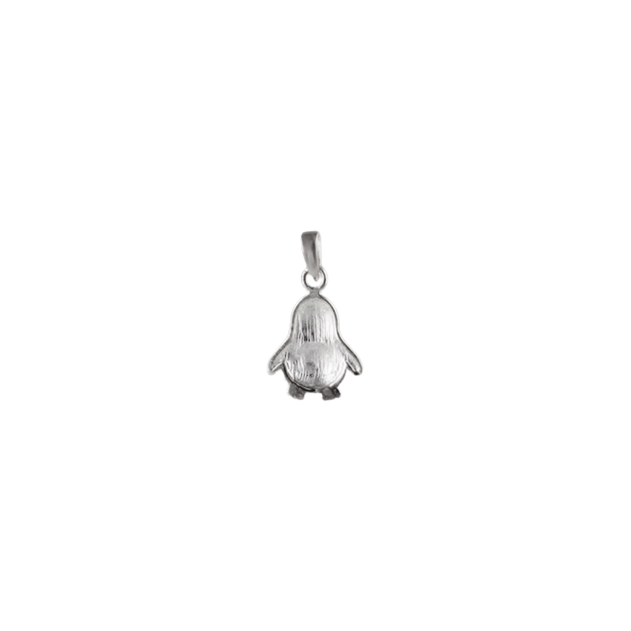 Mini Penguin Pendant in 925 Silver