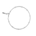 Diamond-Cut Bead Bracelet in 925 Silver