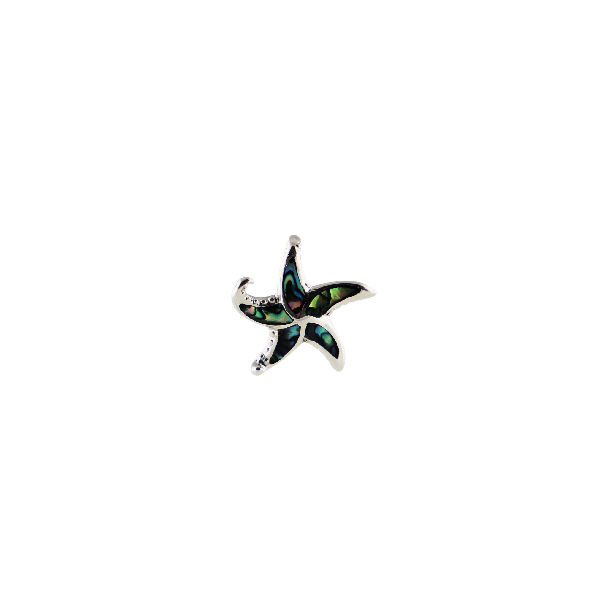 Abalone Starfish pendant Pendant in 925 Silver