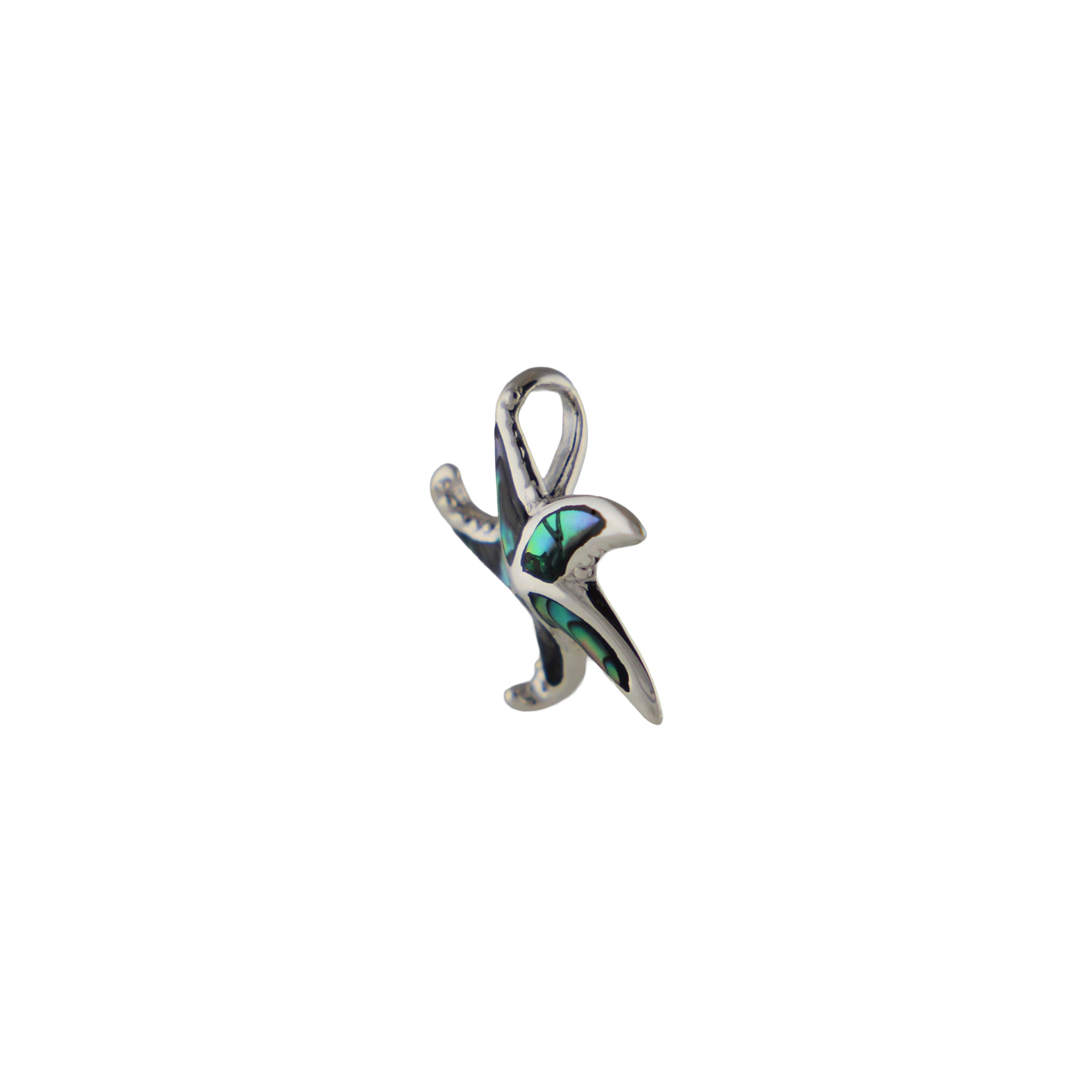 Abalone Starfish pendant Pendant in 925 Silver