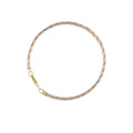 Twisted Tri-Tone Herringbone Bracelet